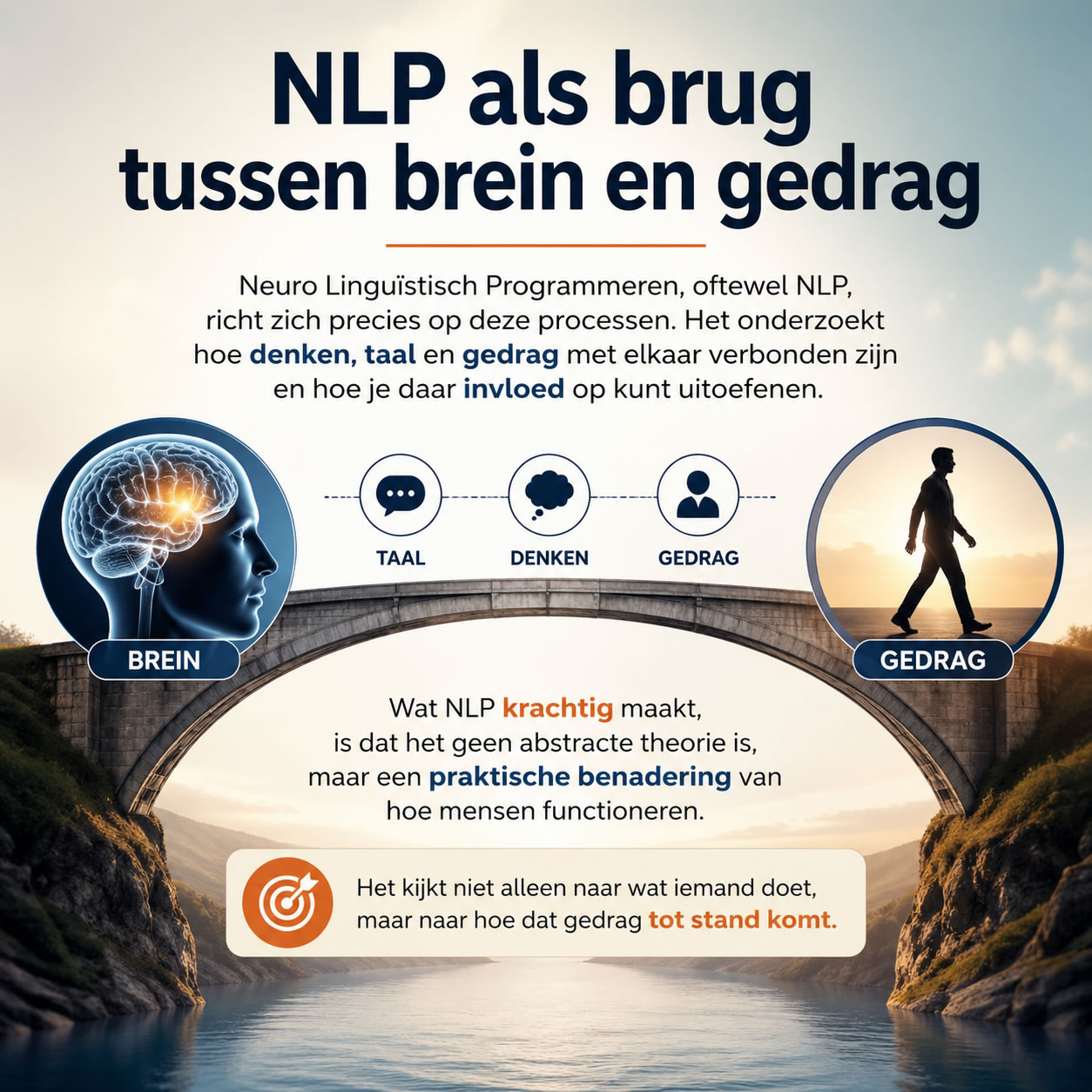 NLP als brug tussen brein en gedrag