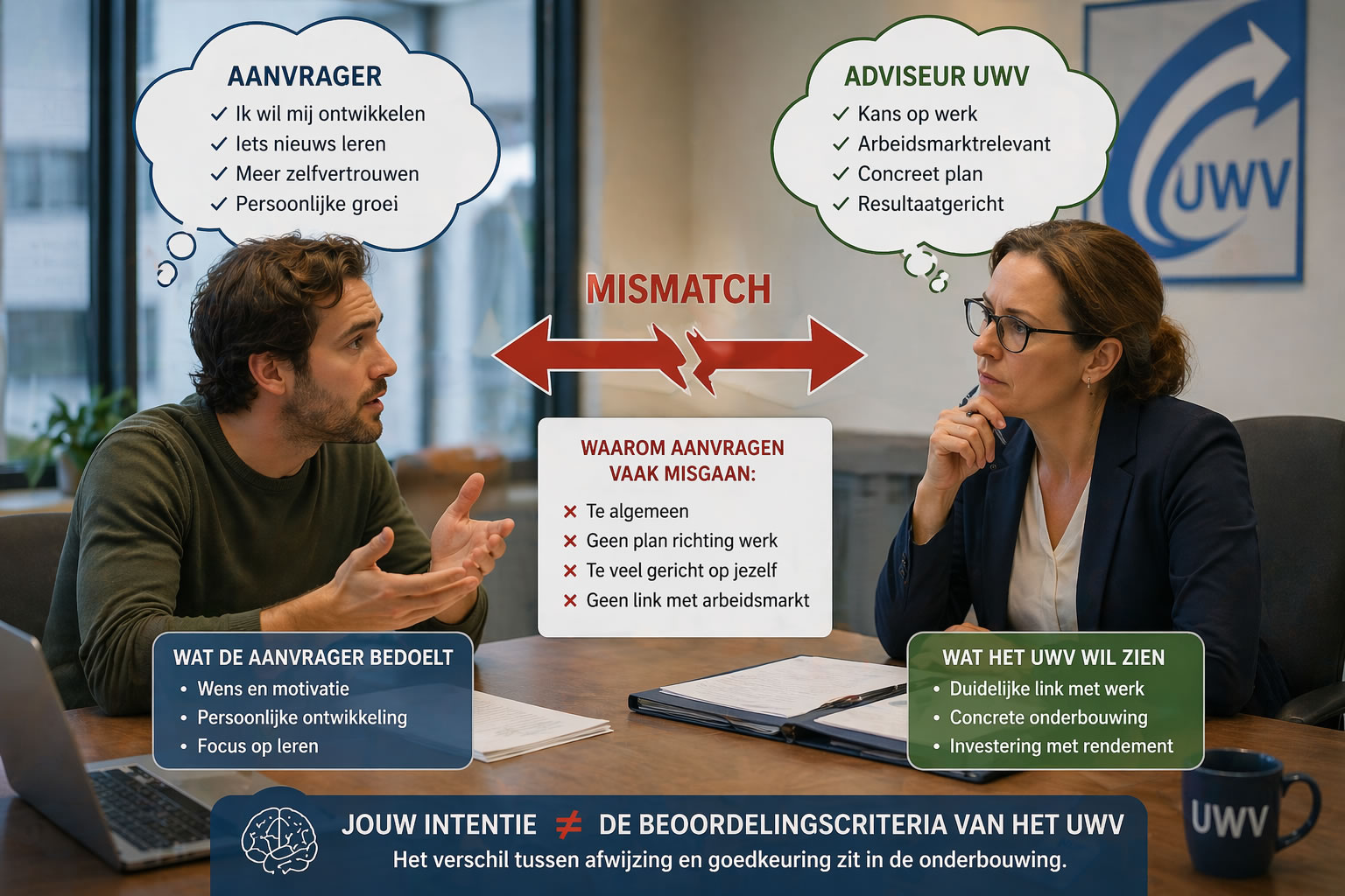 Waarom een UWV opleiding aanvragen vaak misgaat
